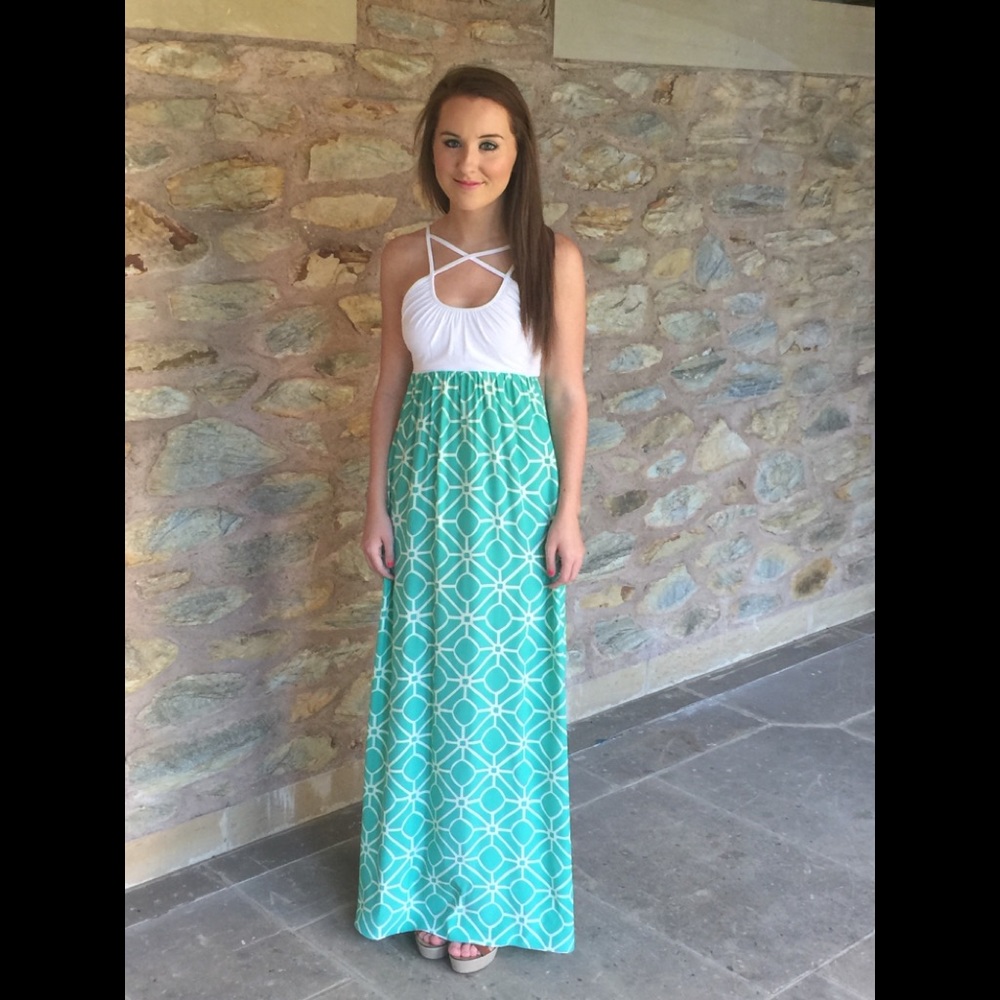 Alice & Trixie Cotton/Silk Maxi Dress-Size XS